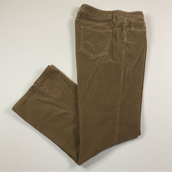 Eddie Bauer Corduroy Bootcut Jeans Women’s 10 Earth Tone Retro 70’s Western‎ - Picture 1 of 11